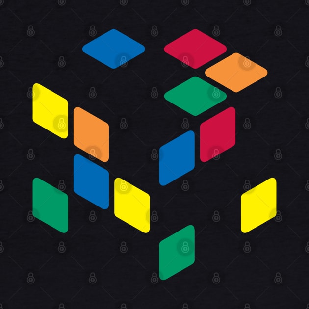 Cubeless Stickers - Rubik's Cube Inspired Design for people who know How to Solve a Rubik's Cube by Cool Cube Merch